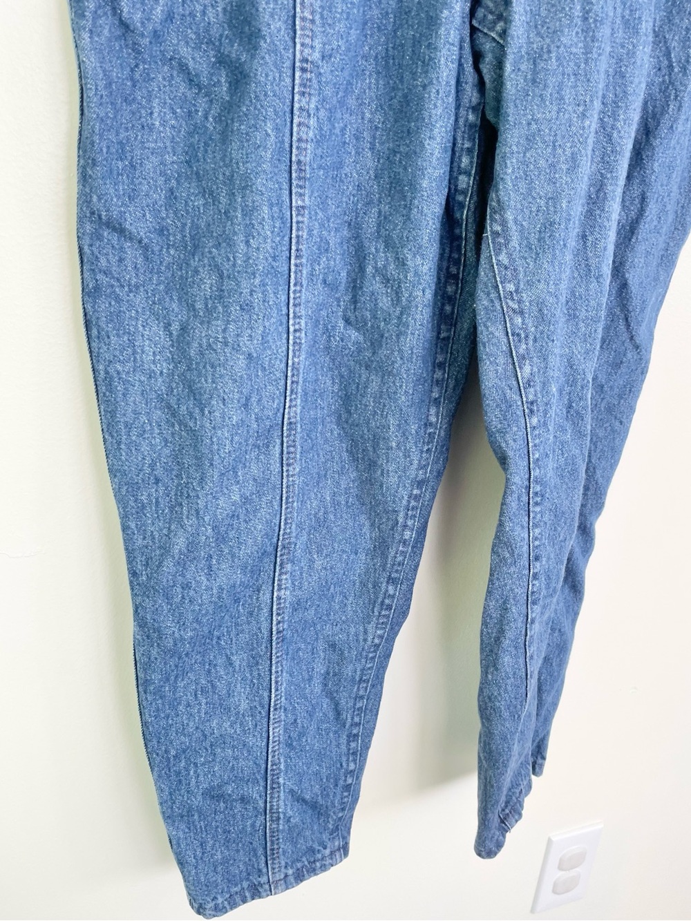 Vintage LEE 80s Gathered Yoke High Waist Princess Denim Jeans sz 34 Mom Jeans - Picture 3 of 8